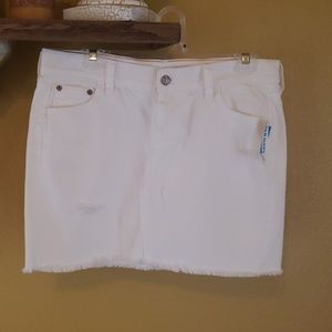 BRAND NEW Old Navy white denim shirt
